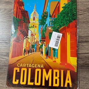 NEW- Decorative Cartagena Colombia Sign Metal Tin Sign Decor 8X12